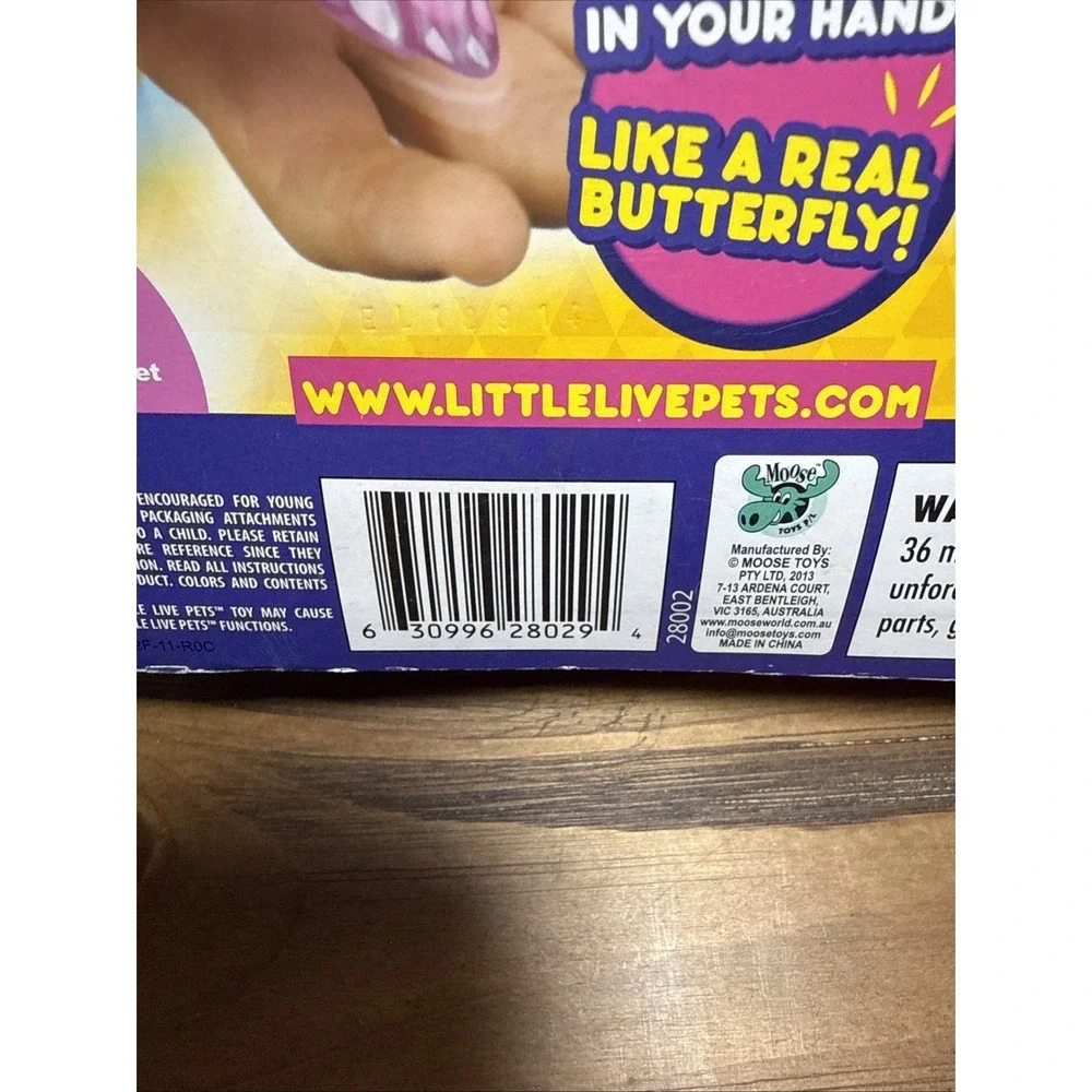 Little Live Pets My Butterfly Wicked Wings Moose Toys 2013 See Description